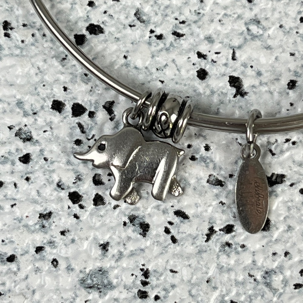Celebrate Life‎ Charm Bracelet Good Fortune Elephant Silver Tone
